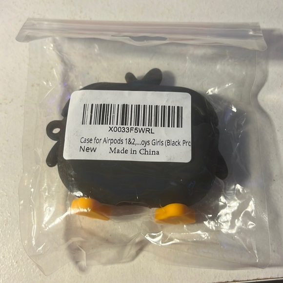 Airpods pro case, black, yellow and orange - Picture 2 of 2